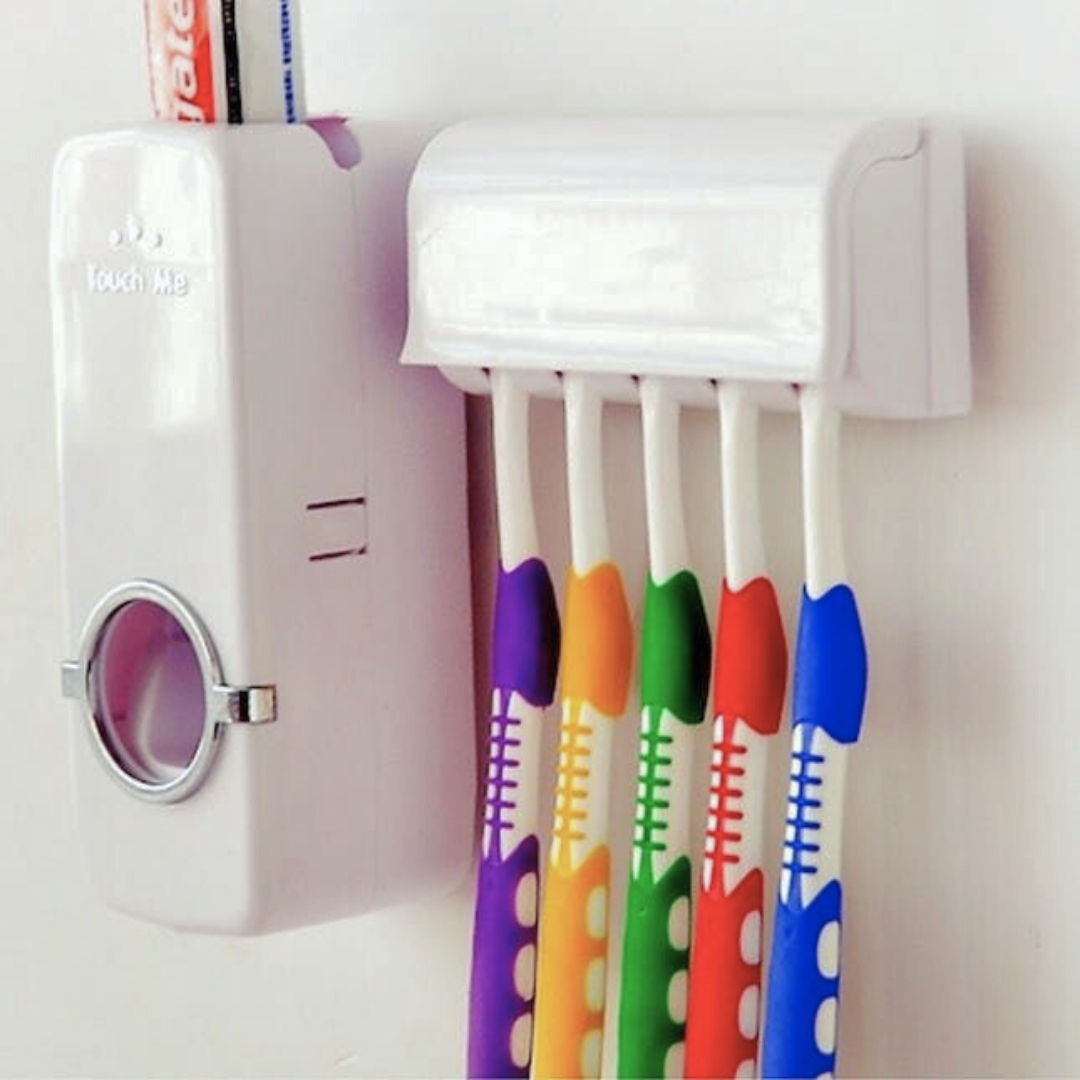 Dispensador De Crema Dental Soporte Cepillos MA07 – Cómpralo en casa